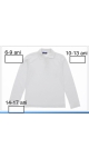 bluza alba copii scoala 6-9 ani 4/set