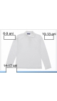bluza alba copii scoala 10-13 ani 4/set