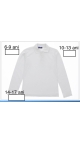 bluza alba copii scoala 14-17 ani 4/set