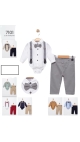 costum baieti 6-24 luni 4/set