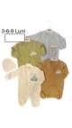 body bebe 3-9 luni 3/set