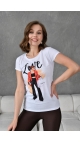 tricou dama s-xl 4/set