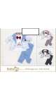 costum baieti 0-9 luni 3/set