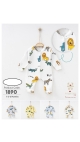body bebe 1-6 luni 3/set