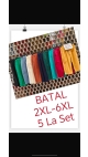 pantaloni 3/4 dama 2xl-6xl 5/set