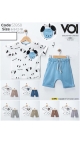compleu baieti 6-18 luni 4/set
