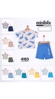 compleu baieti 6-18 luni 4/set