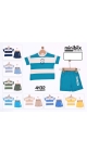 compleu baieti 6-18 luni 4/set