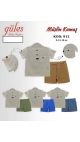 compleu baieti 9-18 luni 3/set