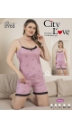 pijama dama m-3xl 5/set