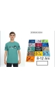 tricou baieti 8-12 ani 5/set