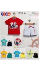 compleu baieti 6-18 luni 4/set