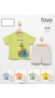 compleu baieti 6-18 luni 4/set