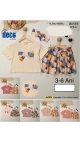 compleu fete 3-6 ani 4/set