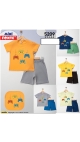 compleu baieti 2-5 ani 4/set