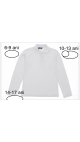 bluza alba copii scoala 6-9 ani 4/set