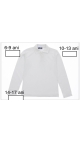 bluza alba copii scoala 14-17 ani 4/set