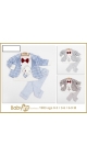 compleu bebe 0-9 luni 3/set