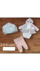 compleu bebe 3-9 luni 3/set