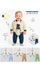compleu bebe 3-9 luni 3/set