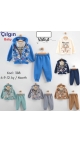 compleu copii vatuit 6-12 luni 3/set