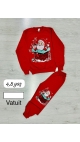 compleu copii vatuit craciun 4-8 ani 5/set