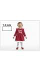 rochie fete craciun 1-4 ani 4/set