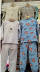 pijama copii 1-5 ani 5/set