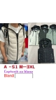 vesta barbati captusita blana m-3xl 5/set