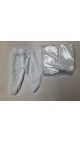 pantaloni albi cu botos 0-6 luni 10/set