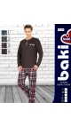 pijama barbati Baki Suprem S-2XL 100% bumbac 5/set