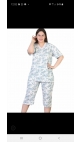 pijama dama batal Baki 100%bumbac XL-3XL 100%bumbac 3/set