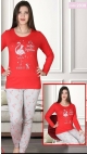 pijama dama Backy 100%bbc s-2xl 5/set