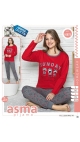 pijama dama bumbac vatuite s-2xl 5/set