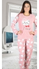 pijama dama cocolino m-2xl 4/set 100% micro 