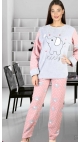 pijama dama cocolino m-2xl 4/set 100% micro 