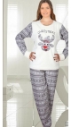 pijama dama cocolino m-2xl 4/set 100% micro 