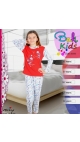 pijama fetite interlok 100% bbc 6-14 ani 5/set