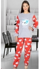 pijama dama cocolino 100 % micro m-2xl 4/set