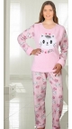 pijama dama cocolino 100 % micro m-2xl 4/set