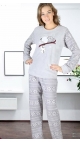 pijama dama cocolino 100 % micro m-2xl 4/set