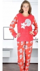 pijama dama cocolino 100 % micro m-2xl 4/set