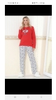 pijama dama interlok baki 100% bbc m-2xl 4/set