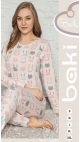 pijama dama baki s-2xl 95% bbc 5% licra 5/set