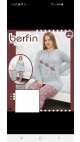 pijama dama berfin batal 100%bbc xl-3xl 3/set