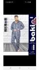 pijama barbati baki batal 100%bbc l-3xl 4/set