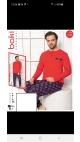 pijama barbati baki 100%bbc s-2xl 5/set