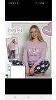 pijama dama baki 100%bbc s-2xl 5/set