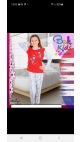 pijama fete interlok 100%bbc 6-14 ani 5/set