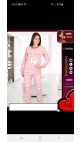 pijama dama baki cocolino 100%micro m-2xl 4/set